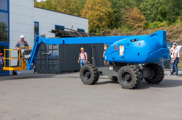 Hubarbeitsbühne von vogel-hemer bei Schulung